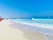 غلق شواطئ البحر المفتوح بسبب ارتفاع الأمواج فى مطروح وفتح الآمنة