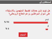 94% يؤيدون شن حملات لضبط المتهمين بالاستيلاء على أموال المواطنين بزعم العلاج الروحانى