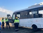 إصابة 21 شخصا فى حادث تصادم بالطريق الساحلى بالبحيرة