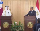 رئيس الوزراء القطرى: نواصل جهودنا مع مصر لوقف إطلاق النار فى غزة