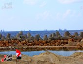 مشروع حواجز الأمواج ينطلق بسواعد مصرية لتأمين ميناء الإسكندرية الكبير