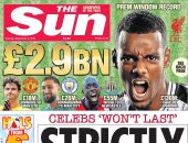 ليفربول القياسي وإنفجار ميركاتو إنجلترا على رأس عناوين صحف العالم 