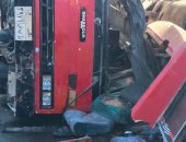 صحة الشرقية: الدفع بفرق طوارئ للحسينية لمصابى أتوبيس ونقل 14 للمستشفيات