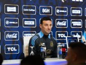 سكالوني: فنزويلا منافس صعب وسعيد بتواجد ميسي