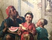 "أنيبال سكونياميليو" فنان إيطالي وثق حياة مصر فى لوحات نادرة بمتحف محمود سعيد