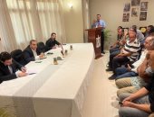 سفير مصر في بوركينا فاسو محمد الغزاوي يجتمع بالجالية المصرية لتنسيق لقاء مع المنتخب الوطني