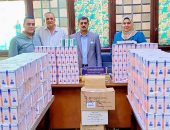 تموين سوهاج يضبط 8060 علبة دواء ومشروبات غازية مجهولة المصدر داخل مخزن