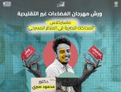 محمود صبرى يقدم ماستر كلاس فى "المحاكاة البصرية فى المنظر المسرحى" بأكاديمية الفنون
