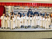 الأنبا توماس يترأس قداس المناولة الاحتفالية بكنيسة العذراء والقديسة تريزا بإمبابة