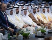 سلطان بن أحمد القاسمي يتفقد الأجنحة المشاركة والفعاليات المصاحبة بالمنتدى الدولي للاتصال الحكومي