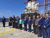 كامل الوزير يصطحب وفد الشركات الأمريكية بميناء الإسكندرية لعرض الفرص الاستثمارية