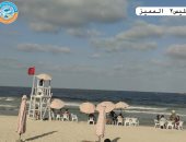 رفع الرايات الحمراء ومنع نزول البحر فى كل شواطئ القطاع الغربى بالإسكندرية