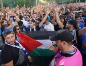 جماهير مارسيليا ترفع علم فلسطين وتدعم غزة ضد حرب الإبادة قبل مباراة الريال