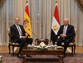 رئيس مجلس النواب يستقبل الملك فيليب السادس ملك إسبانيا