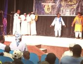 عرض لفرقة توشكى التلقائية فى أسوان خلال العيد الأول لليوم المصرى للموسيقى