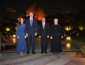 شاهد جولة الرئيس السيسى وقرينته بصحبة ملك وملكة إسبانيا بالأهرامات (فيديو)