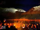 وادي ستار فى دهب.. أيقونة رحلات السفارى والمغامرة 