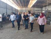 نائب محافظ الجيزة يلتقى مستثمرى المنطقة الصناعية لبحث المشاكل والتحديات