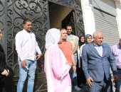 محافظ الوادي الجديد يتفقد سكن الطالبات المميز بالخارجة قبل بدء العام الدراسي