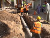 تجديد خطوط مياه الشرب والصرف بمنطقة العزبة والعرب بسوهاج بـ7.9 مليون جنيه