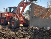 إزالة 11 حالة تعد على الأراضى الزراعية بـ5 قرى بمركز سوهاج