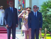 الرئيس السيسى يستقبل نظيره الرواندى فى قصر الاتحادية