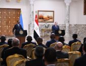 نص كلمة الرئيس السيسى خلال المؤتمر الصحفى المشترك مع رئيس رواندا