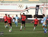 إسلام أبو سليمة يسجل هدف التعادل لحرس الحدود فى شباك الأهلى والنتيجة /2/2.. صور 