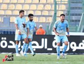 ياسر إبراهيم يضيف الهدف الثالث للأهلى فى شباك حرس الحدود والنتيجة 3-2.. صور 