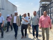 رئيس جهاز مدينة العبور الجديدة يتفقد مشروعات المرافق للأراضى المضافة