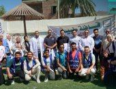 حياة كريمة تنظم قافلة طبية شاملة بالتعاون مع جامعه السويس 