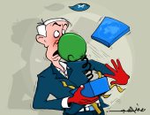 الاعتراف بالدولة الفلسطينية يصدم الكيان المحتل بكاريكاتير اليوم السابع