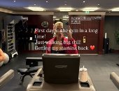 بتحاول تستعيد عافيتها.. بيلا حديد تنشر صورة لها أثناء ممارسة الرياضة