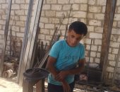 بناء منزل شنودة الكفيف بملوى المنيا بعد استجابة المحافظ.. ووالده يعلق: الحمد لله