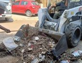 حملات فى هضبة الأهرام لرفع الإشغالات وتحسين مستوى النظافة