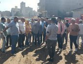 نائب محافظ الجيزة يتفقد مشروعات التطوير والرصف فى المنيرة وأوسيم