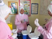 انطلاق حملة التطعيمات المدرسية بمعهد طور سيناء النموذجى الابتدائى