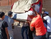 رفع الإشغالات من الشاطئ والكورنيش وشوارع جمصة