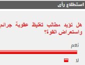 97% من القراء يطالبون بتغليظ عقوبة البلطجة واستعراض القوة