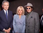 زوجة الرئيس الفرنسى وجونى ديب أبرز حضور عرض ديور بأسبوع الموضة فى باريس