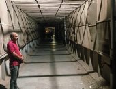 إنارة كوبرى مشاة الشرابية بعد توجيهات محافظ القاهرة من مقر اليوم السابع