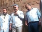 وزير السياحة والآثار ونائب محافظ الأقصر يتفقدان معبد خنوم بمدينة إسنا ومشروع ترميمه