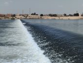 تدفق المياه بكميات هائلة فى قناطر زفتى.. ومحافظة الغربية ترفع حالة الطوارئ