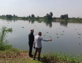 قيادات مركز دسوق فى كفر الشيخ تتابع منسوب مياه نهر النيل.. صور