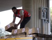 فرق الهلال الأحمر تمسح ميدانيا أراضى المنوفية الغارقة لتقييم الأضرار.. صور