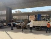 الجيزة ترفع "الفريزة" والفروشات بطريق المريوطية واللبينى فيصل فى الهرم.. صور
