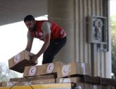 الهلال الأحمر يقدم مساعدات إنسانية للأسر المتضررة من غرق أراضى المنوفية 