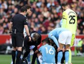 إصابة مقلقة تضرب رودري مع مانشستر سيتي.. صور