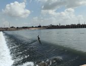 شلالات المياه تتدفق فى قناطر زفتى واستقرار منسوب المياه فى النيل.. فيديو