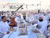 البابا تواضروس يصلي القداس الإلهي في كاتدرائية سفينة النجاة بـ"درنكة"